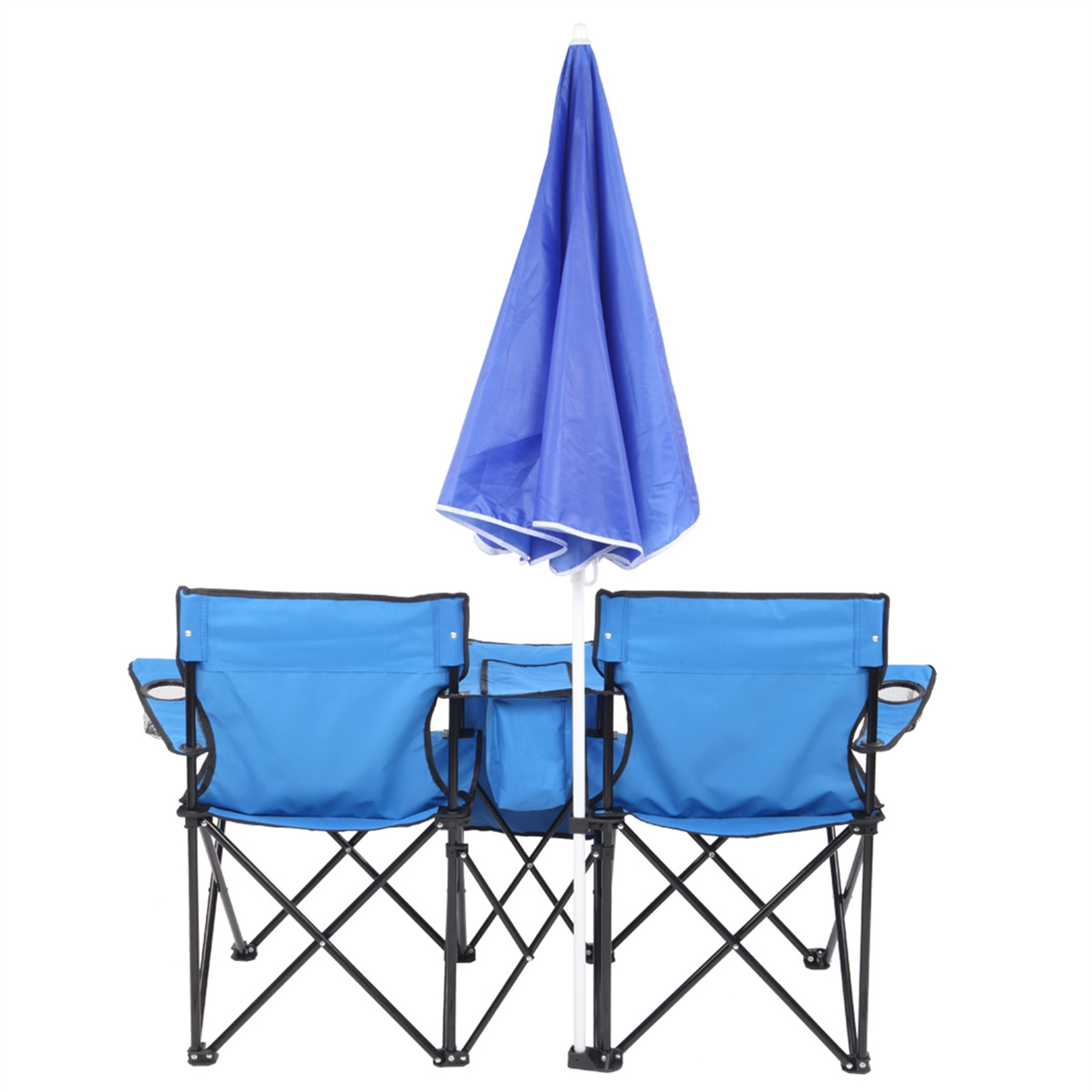 Outdoor beach fishing chair with umbrella