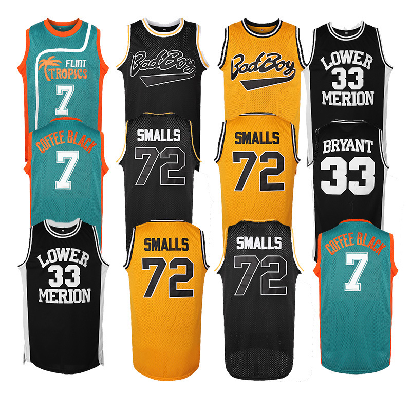 Alikatuna BadBoy Jersey Biggie Small Jersey BadBoy #72basketball jersey S-XXXL