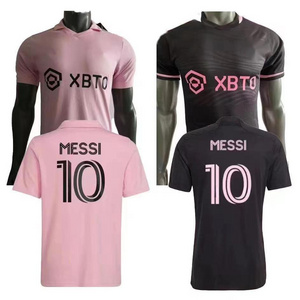 23 24 New style FC Messi inter miami jersey set men soccer uniform football jerseys custom soccer wear with logo numbers