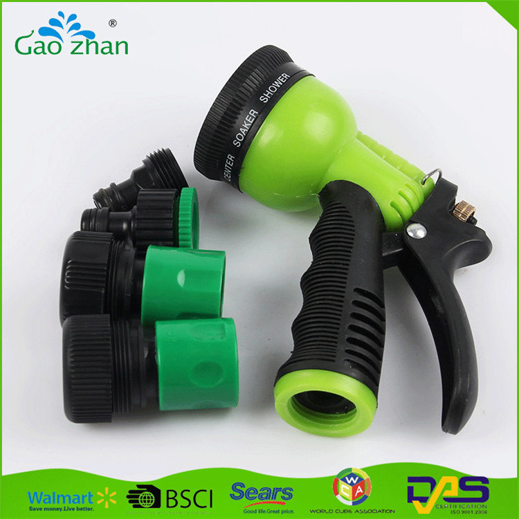 Multi function car wash water spray gun garden hose nozzle