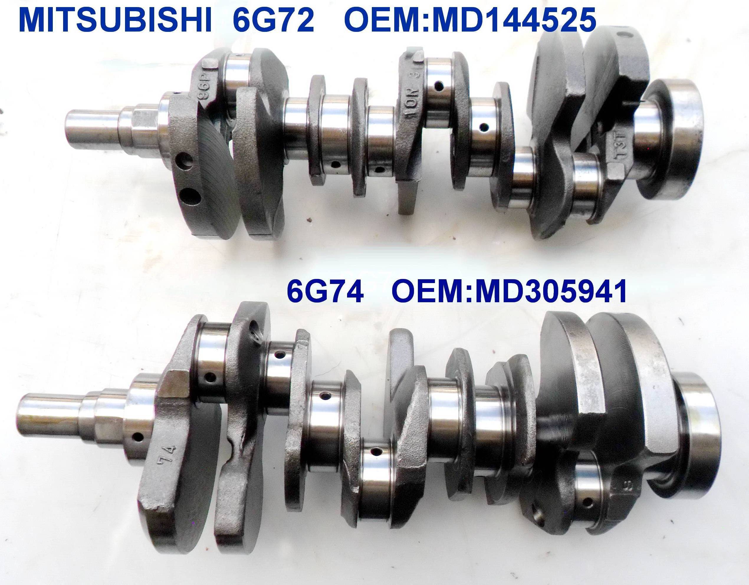 Competitive Price Hot Sale Hardening Crankshaft Parts Number MD144525 Engine No.6g72 for MITSUBISHI GAO within 5 Working Days -