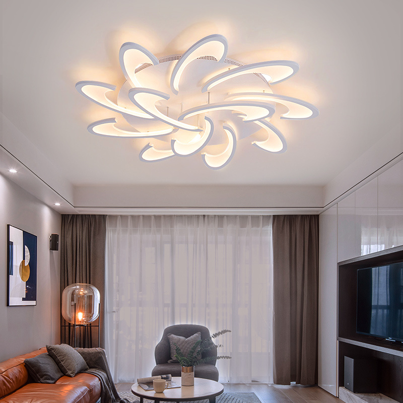 New Design Interior Lighting Acrylic Ceiling Lamps Modern Minimalist Living Room LED Ceiling Lights