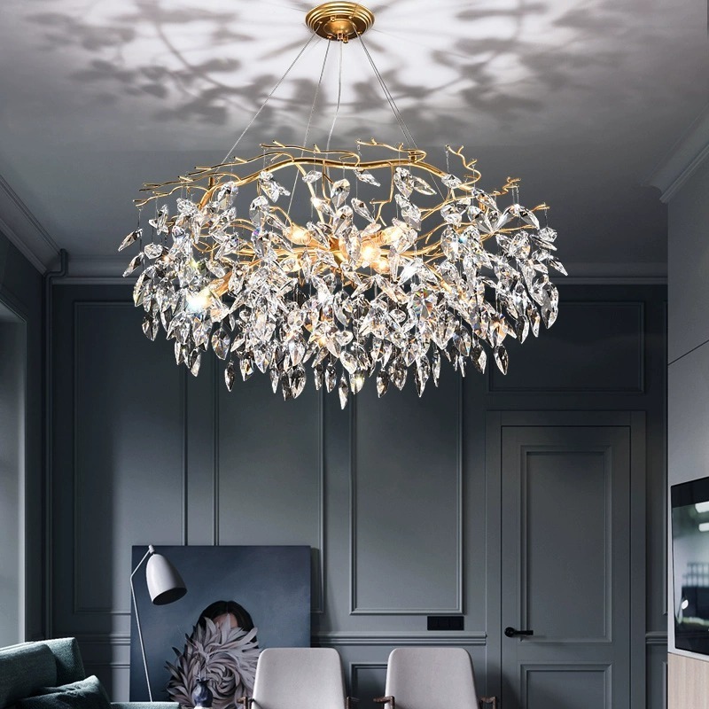 Modern luxury crystal chandeliers ceiling pendant lights chandelier for bedroom,dining room,living room