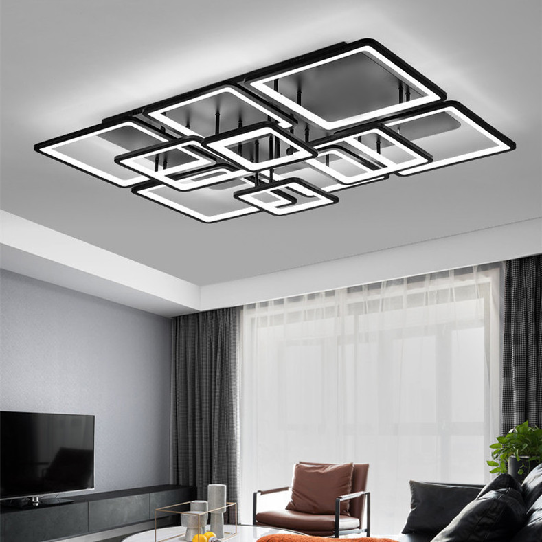 Smart Modern Surface Mounted Pop Ceiling Lamp Fixtures APP Remote Control Lighting Corridor Home LED Ceiling Light