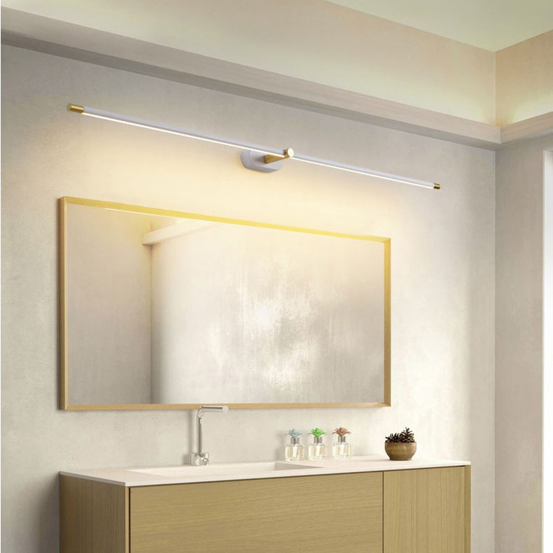 Modern Vanity LED Wall Lighting Nordic Minimalist Design Make up Mirror Front Cabinet Wall Lamp Bathroom Mirror Light