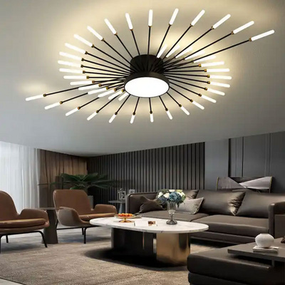 Home Bedroom Living Room Modern Chandelier Pendant Indoor Lighting Acrylic Firework LED Ceiling Light