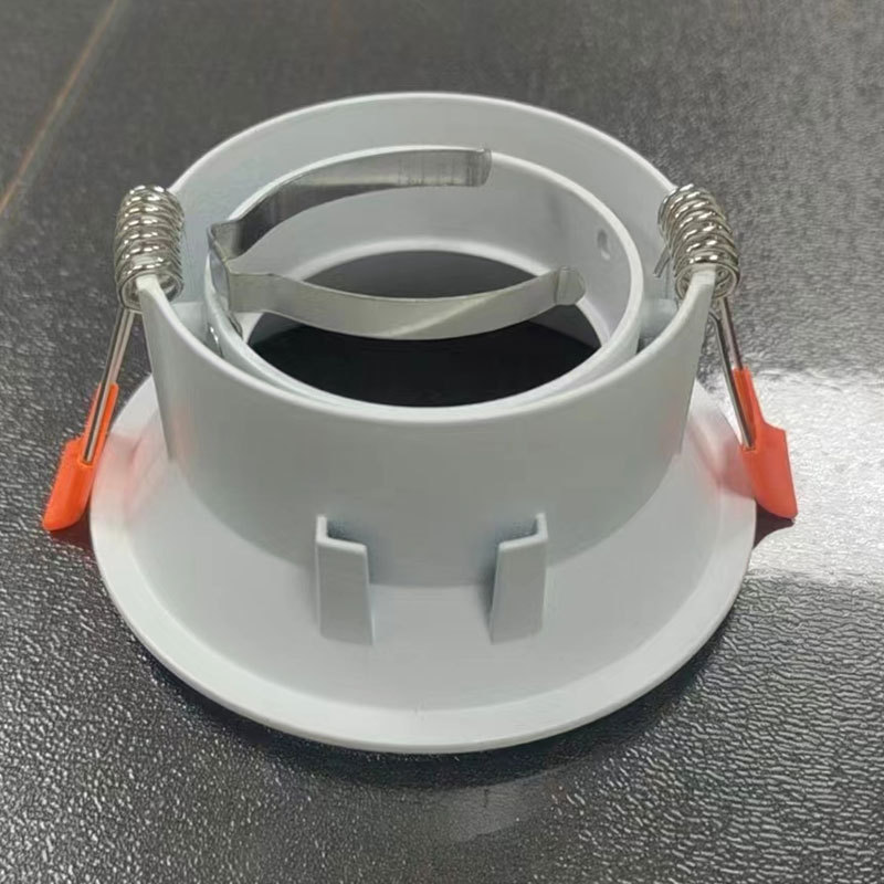 White Color LED Downlight Housing GU10 MR16 Recessed Ceiling Downlight Frame Holders