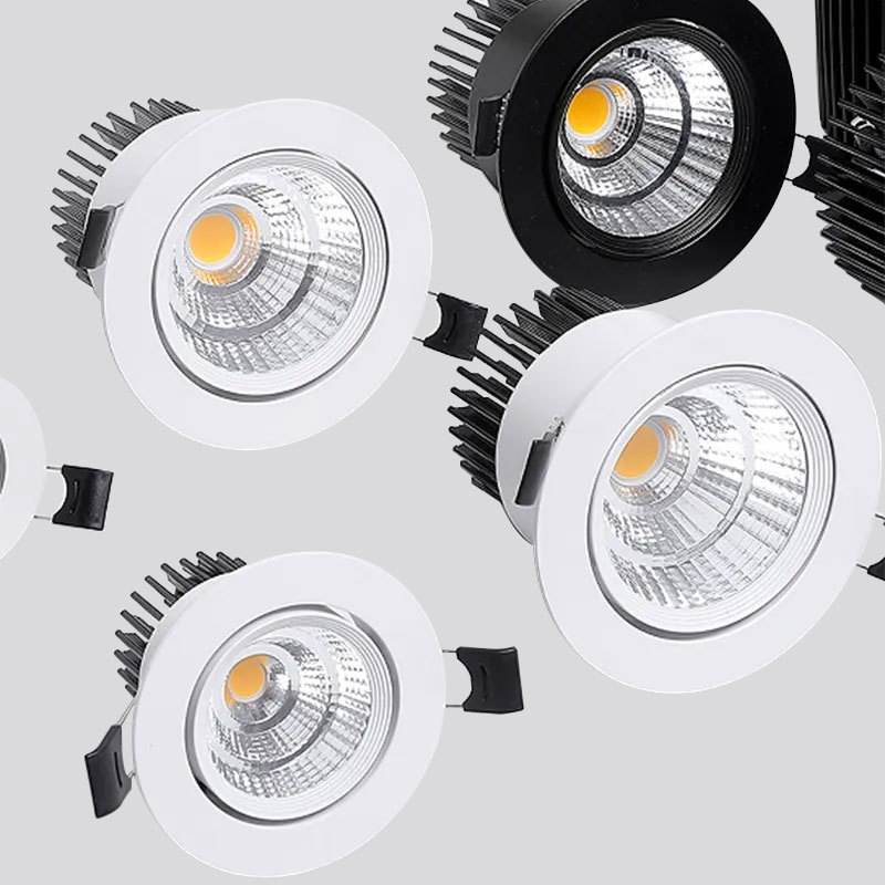 Recessed downlight 36w shop light led downlight UGR<19 led retrofit downlight with