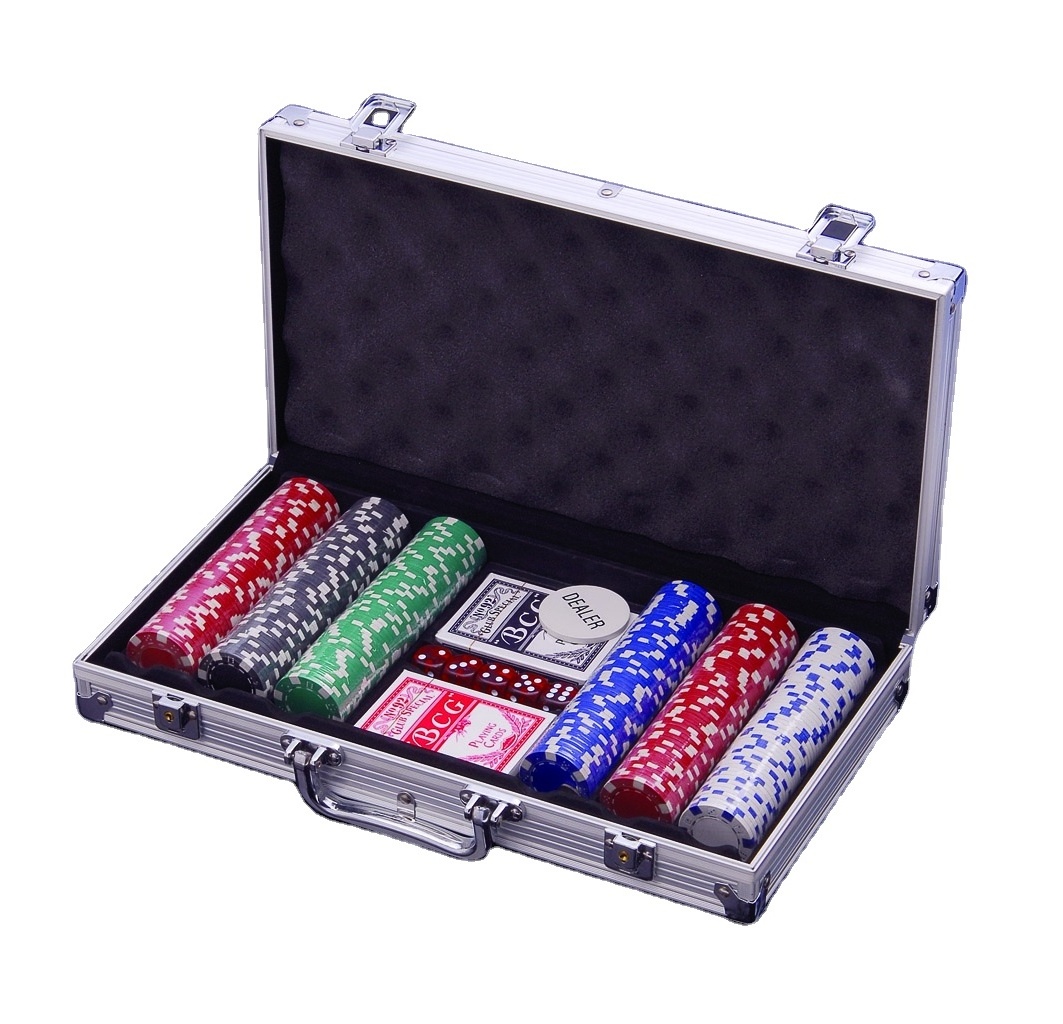 Classic Casino Chips 5 Colors 300 PCSTexas poker chips set