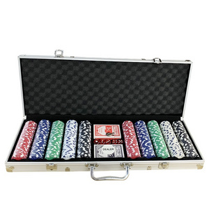 gambling chips poker chips case and casino poker chips set with aluminium box