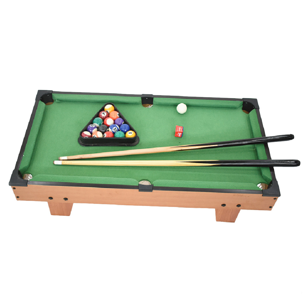 Popular mini billiard table games 16 balls small kids pool table