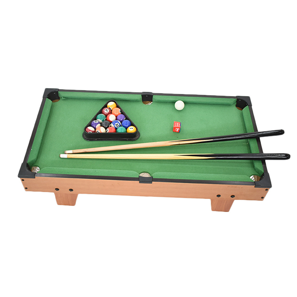 Popular mini billiard table games 16 balls small kids pool table