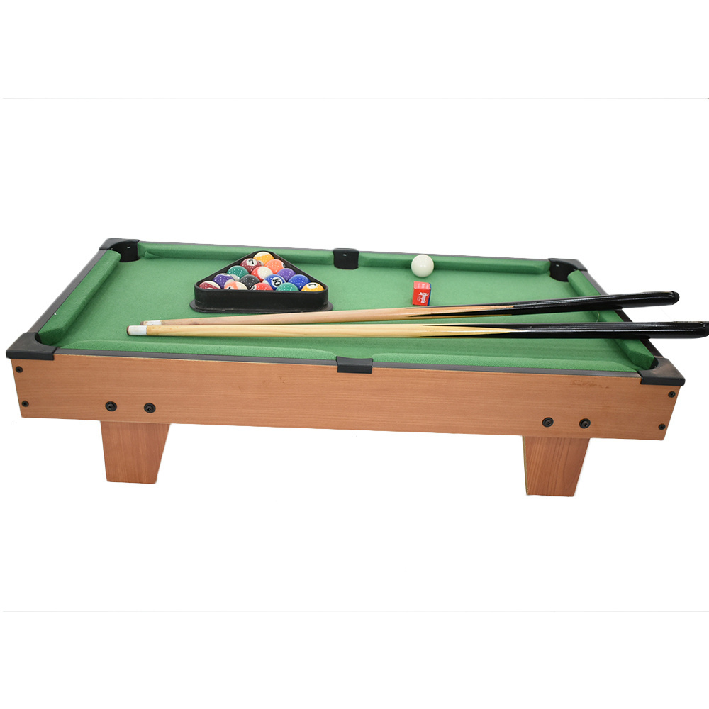 Popular mini billiard table games 16 balls small kids pool table