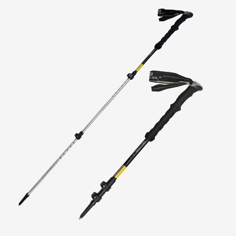 High Quality Ski Poles Foldable Crutch Trekking Pole Nordic Walking Sticks Walking Pole Alpenstock