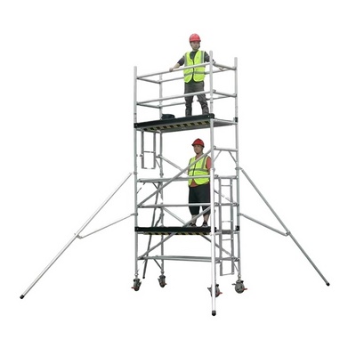 Powder Coated Galvanized Scaffold System Price Standard Ledger Brace Ringlock Steel Scaffolding for Sale