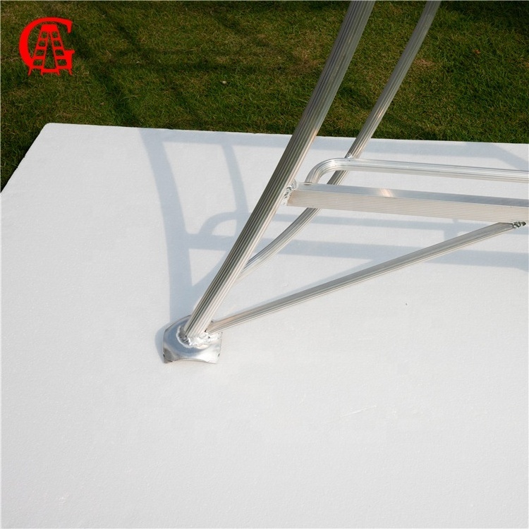 Gardener Aluminum Tripod Platform Orchard Platform Ladder for Pruning Tree Trimming Fruit Picking