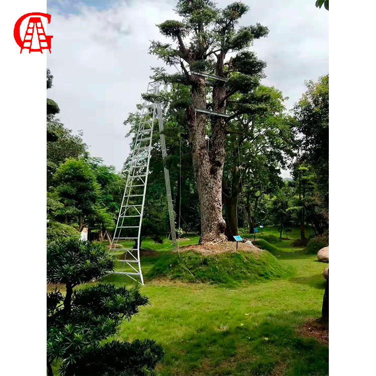 Orchard ladders aluminium tripod safety ladder designed for fruit picker