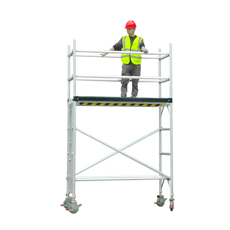 Powder Coated Galvanized Scaffold System Price Standard Ledger Brace Ringlock Steel Scaffolding for Sale