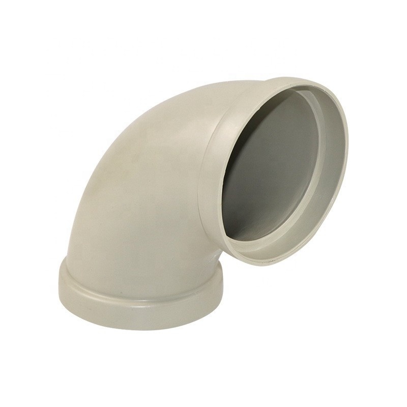 PVC fish tank elbow 90 degree elbow, strong discharge flat bottom elbow, water tank plastic pipe fitting mold