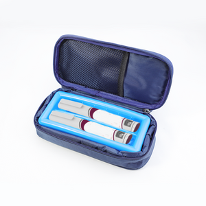 Cruxer Insulin Cooler Travel Case,Diabetes Carrying Bag with Protective Ice Brick Insulin Vial Protector Cooling kit for Storage