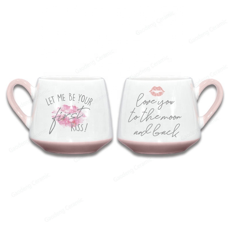 Fashion Diamond Style Ceramic Couple Mugs Lover Coffee Cups Valentine's Day Gift Mugs