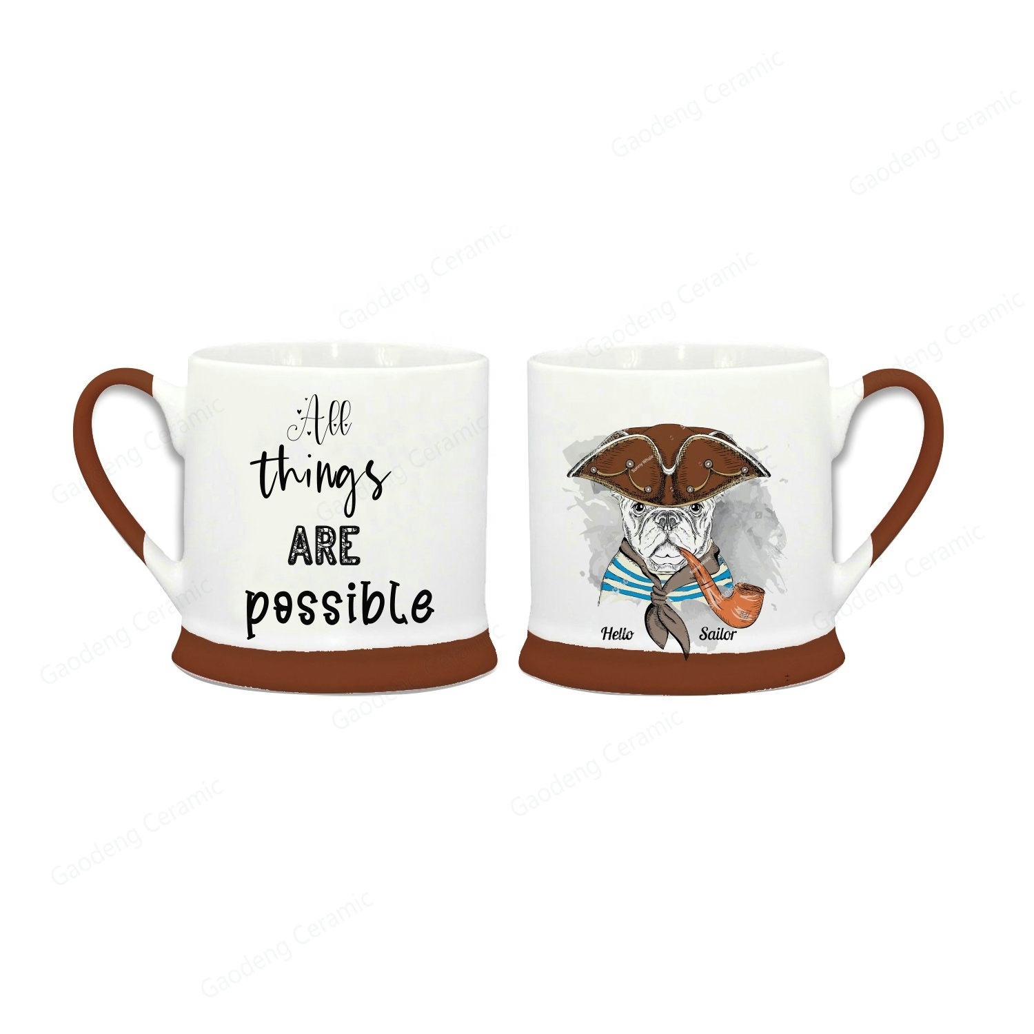 Accept Customized Design Ceramic Tazas De Cafe, European Hotsale Sublimar Tazas