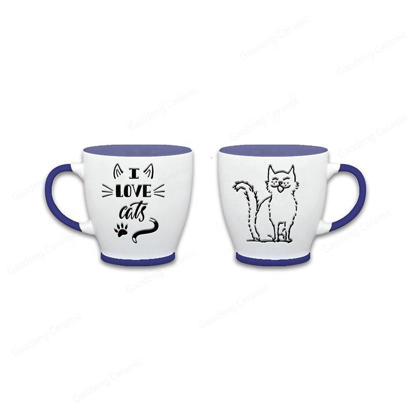 Taza Hot Sale Fashionable Ceramic Mug Creative Cute Cat Design Ceramic Tazas De Cafe