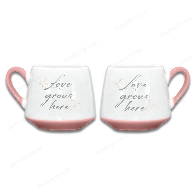 Fashion Diamond Style Ceramic Couple Mugs Lover Coffee Cups Valentine's Day Gift Mugs