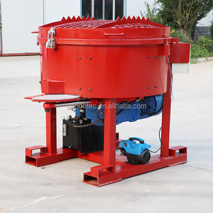 GRM500 refractory pan mixer for mixing refractory and high alumina castable pan type concrete mixer