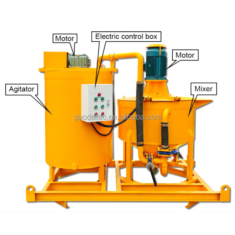 China factory manufacturer grouting equipment CE electric cement grout mixer for making cement paste