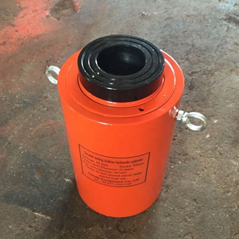 Hydraulic Hollow Plunger Double Acting Mechanical Telescopic Compact Cylinder