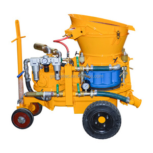 Small size 5m3/h air motor driven dry mix tunnel gunite shotcrete machine price