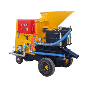 10m3/h dry and wet gunite shotcrete machine for concrete repair, slope stabilization, excavation support