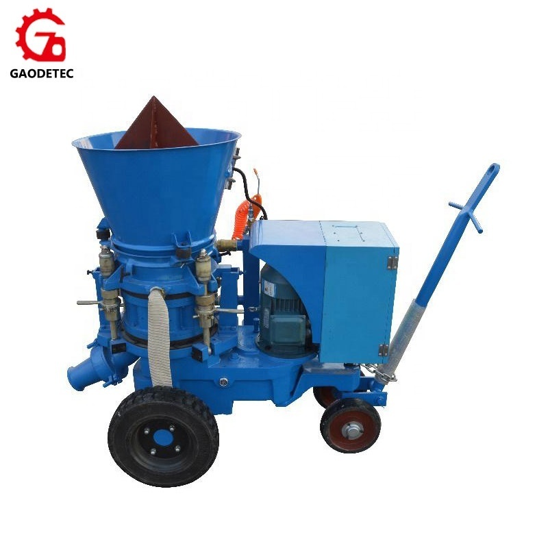 Small Spray Shotcrete Refractory Gunning Gunite Machine