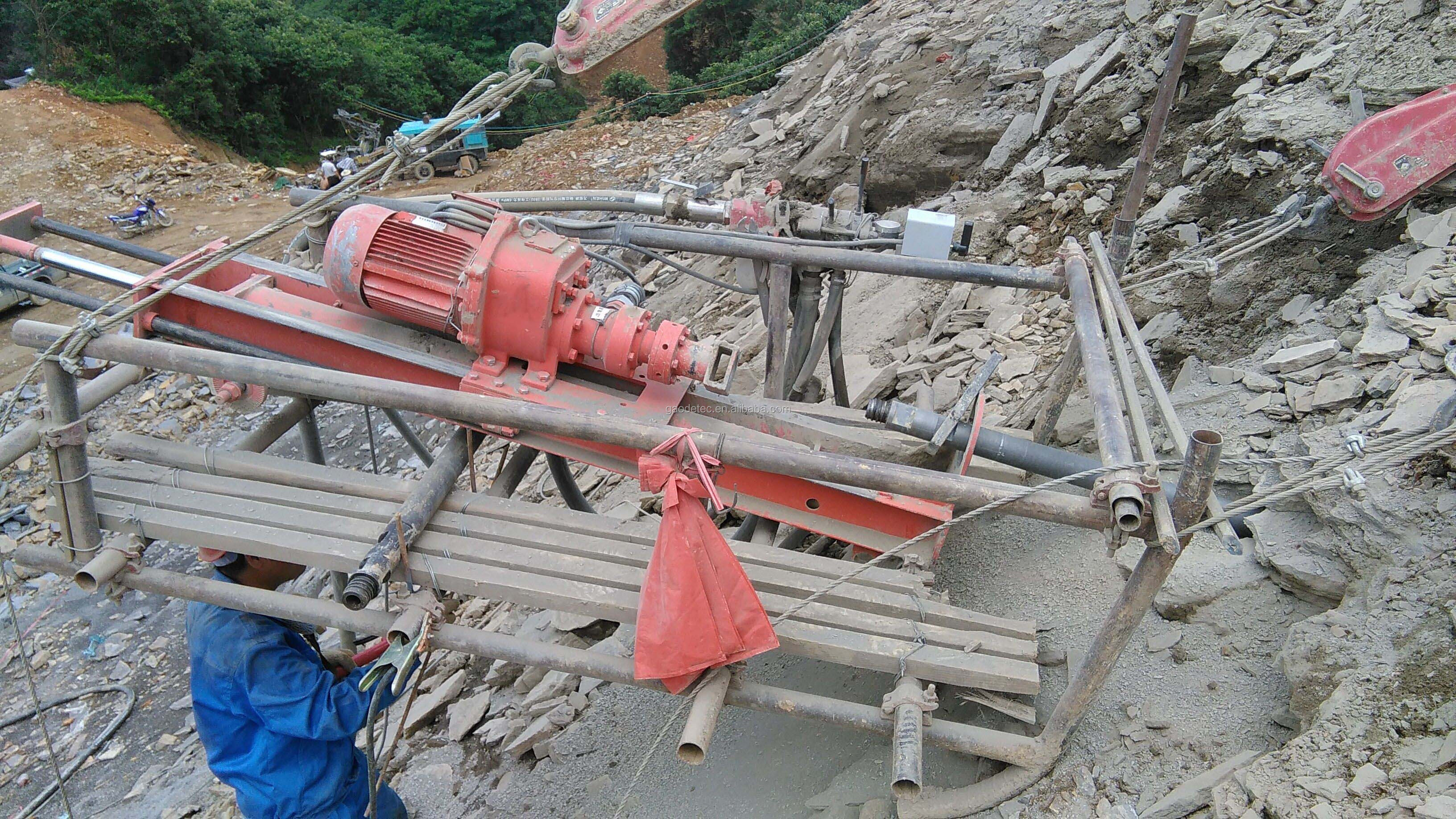 Mini portable electric DTH rock mine+drill+rig for gold mine in south africa