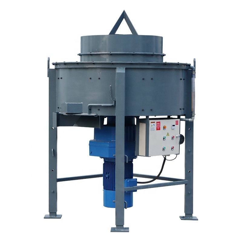 Easy move high quality specially designed pan refractory mixer machine for Nepal