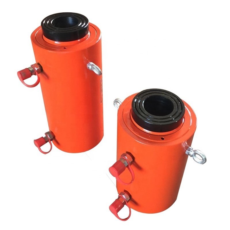 Hydraulic Hollow Plunger Double Acting Mechanical Telescopic Compact Cylinder