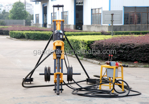 Mini portable electric DTH rock mine+drill+rig for gold mine in south africa