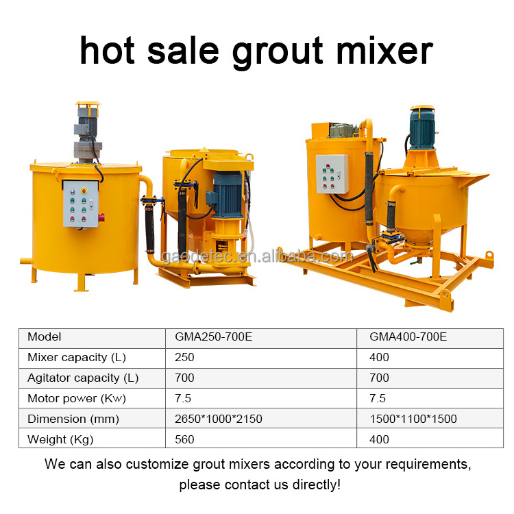 China factory manufacturer grouting equipment CE electric cement grout mixer for making cement paste