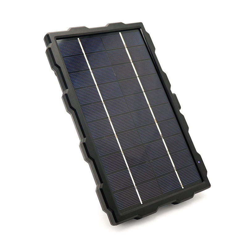 Portable High Power Outdoor Solar Panel Charger For Hunting Camera or trail camera 5000mAh solar panel