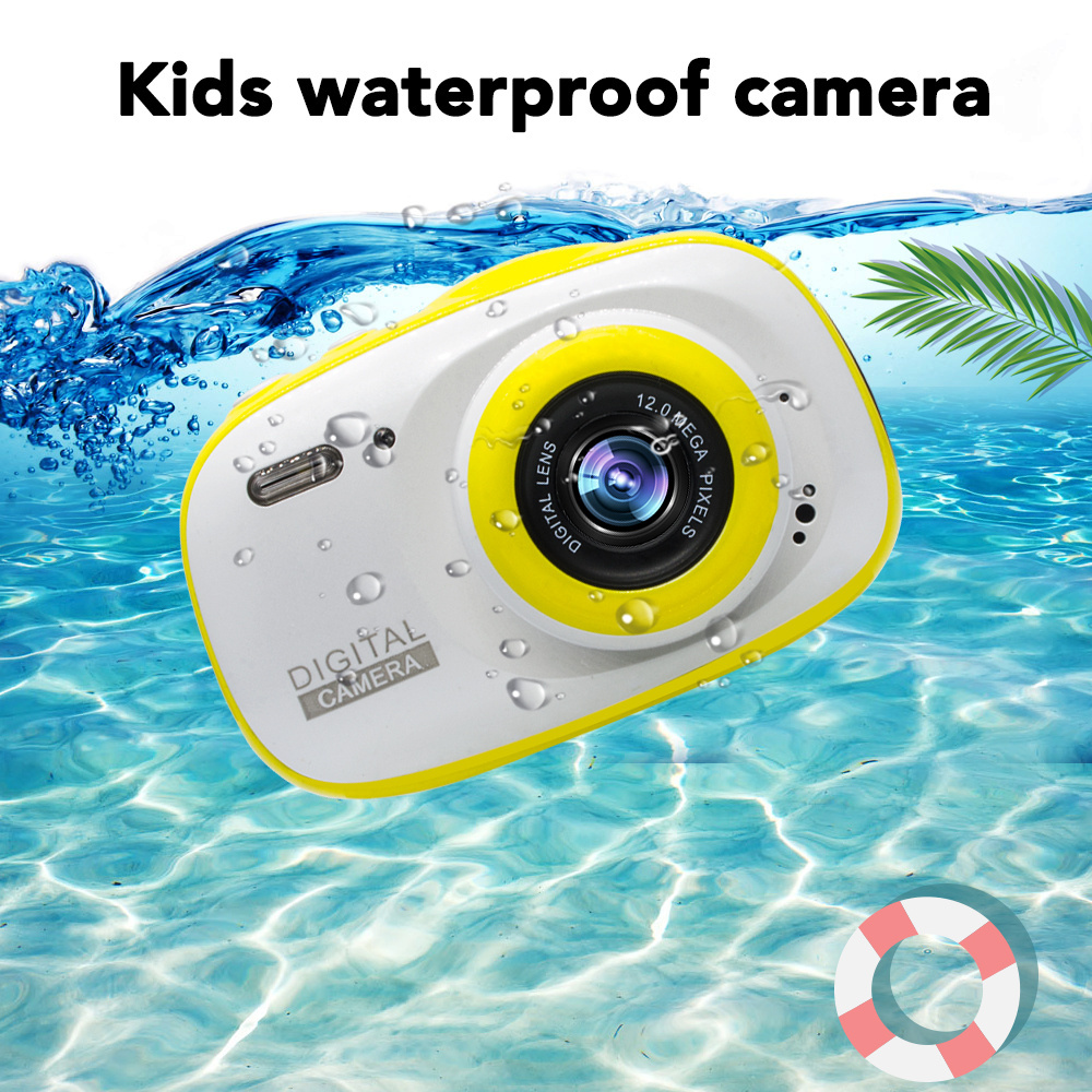 5MP Cheap 3M  IP68  Waterproof 2.0 inch LCD  Mini digital Child Kids Camera for children