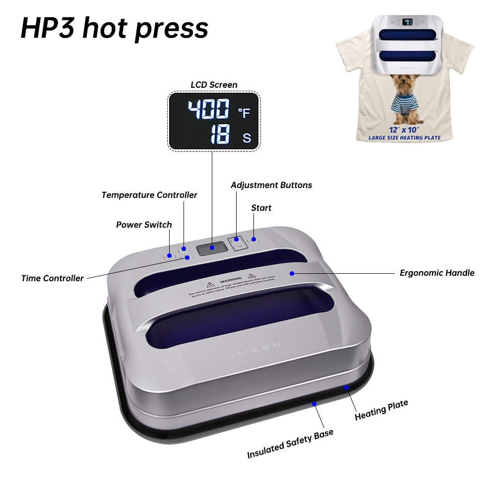 Electric Automatic T Shirt Heat Press Transfer Machine T Shirts Logo Embossing Machine Of 3D Fabric Leather Embossing Machine