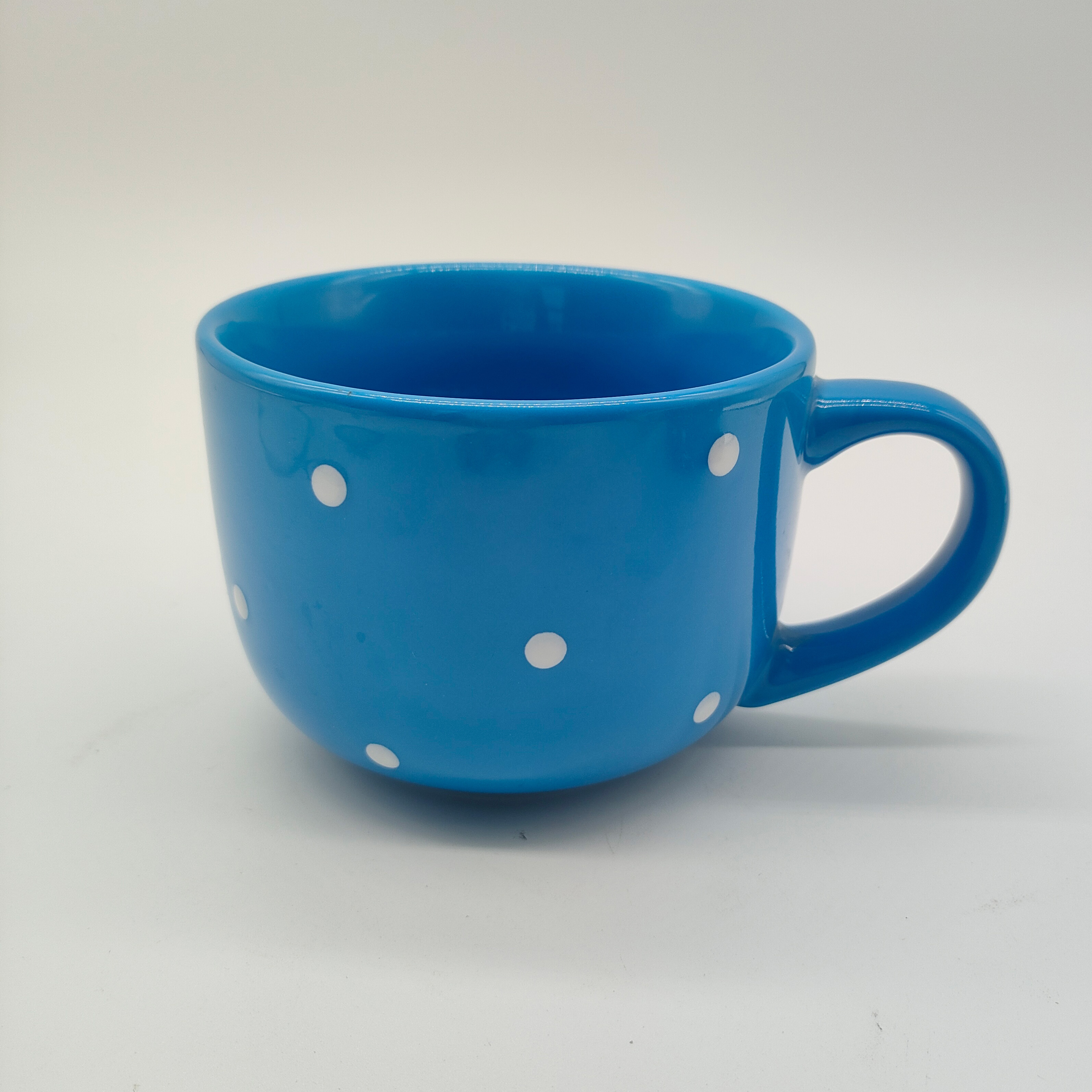 Ceramic Coffee & Tea Mug Large Ceramic Strainer Creative Hot Sale Tea Cup Blue Pottery Mug For Business Gift Set