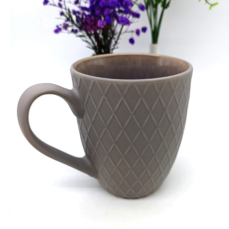 Europe Bone china Mugs Large Capacity 420ml Creative Pastoral Flower Tea Cup Office Milk Coffee Mug Ceramic Home Drinkware