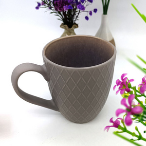 Europe Bone china Mugs Large Capacity 420ml Creative Pastoral Flower Tea Cup Office Milk Coffee Mug Ceramic Home Drinkware