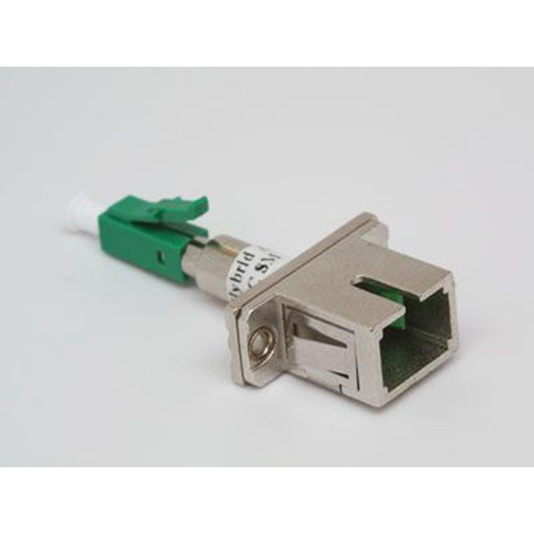 FTTH Hybrid SC Female to LC Male UPC Simplex Metal Fiber Optic Adaptor /Adapter