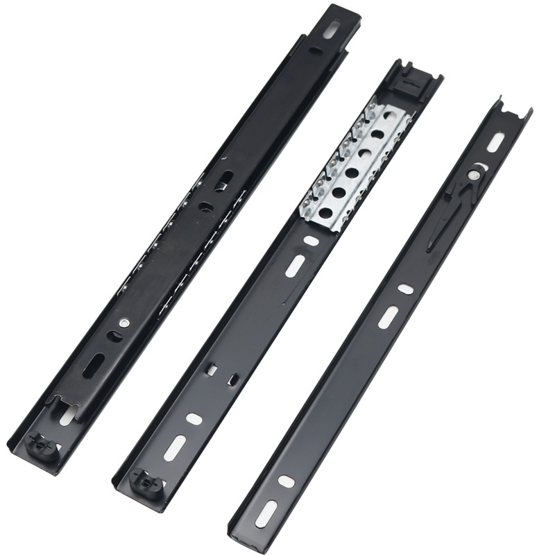 8-18 inch Drawer Slide Rail Mute Track Rail for Cabinet Slide Drawer Guide Drawer Slides Heavy Duty Factory