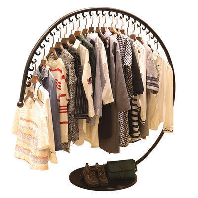 Creative Clothing Display Rack Floor Type Good-Looking Circular Clothes Hanger Children'S Wall Coat Rack percheros