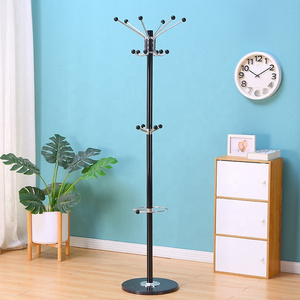 White black hall corner entryway freestanding tree hanging clothes bag hat jacket umbrella coat rack metal coat hanger stand