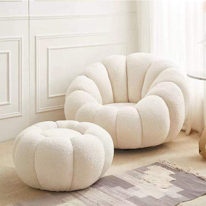 Giant Outdoor Kids Filler Fur Chair Ball Lazy Folding Bean Bag Sofa